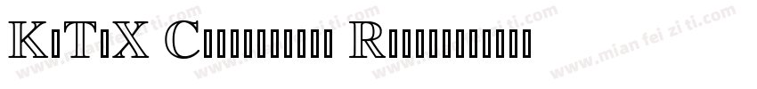 KaTeX Caligraphic Regular字体转换